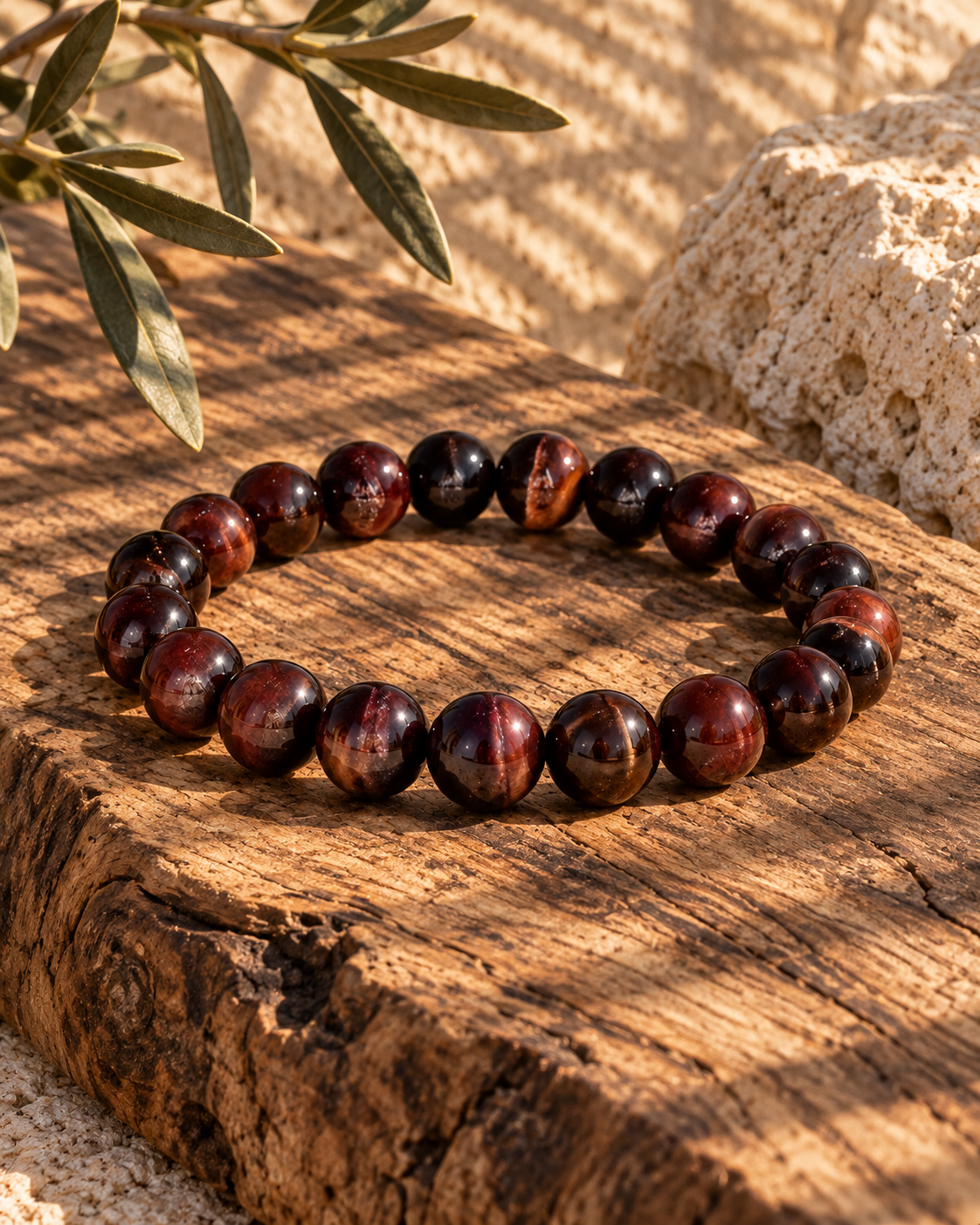 Bracelet Œil de Taureau — mise en scène méditerranéenne